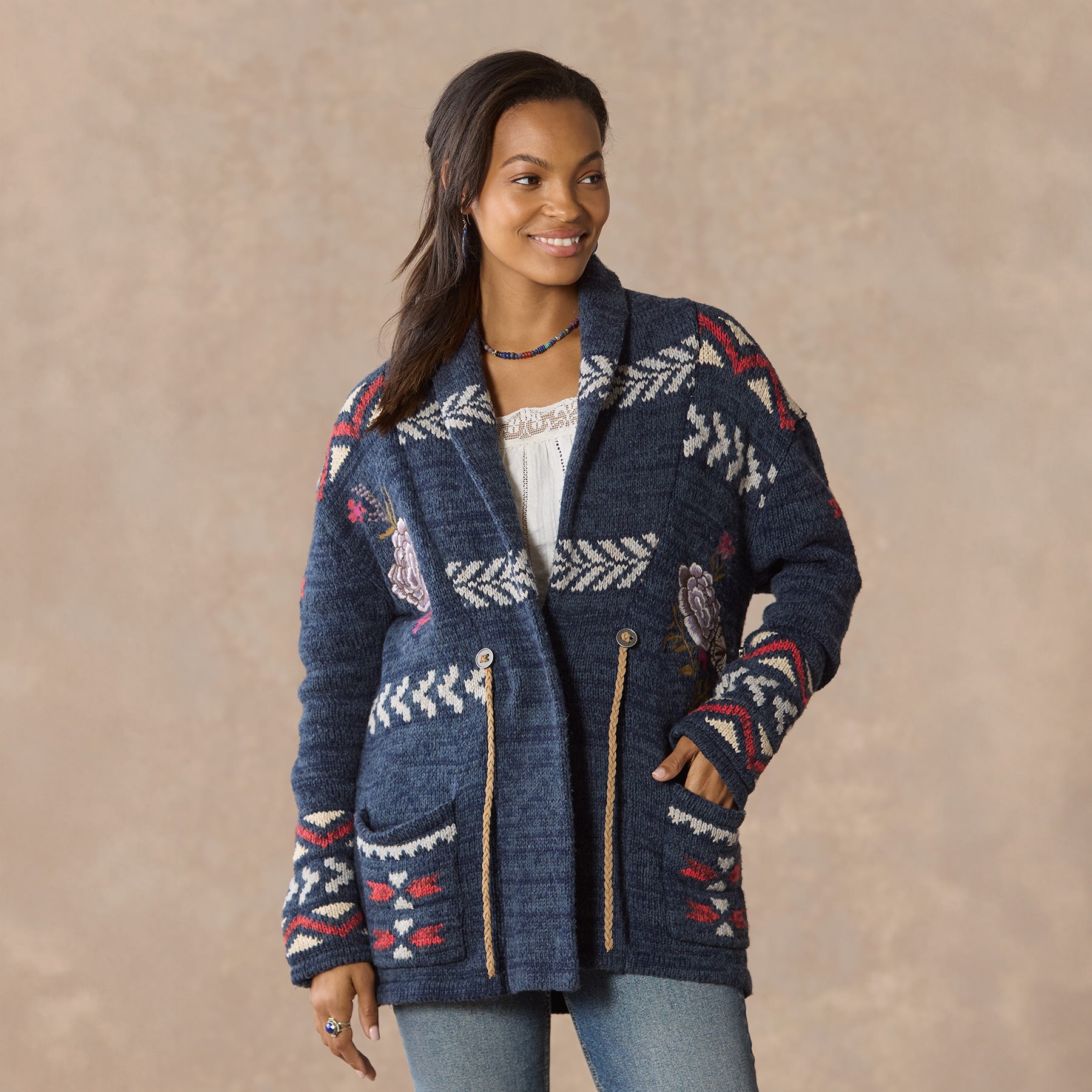 Katia Heritage Cardigan, Petite | Sundance