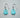 Nature's Art Turquoise Earrings